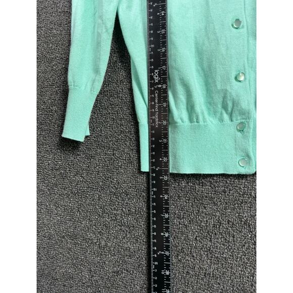 J Crew The Clare Cardigan Sweater Womens Size S Blue Long Sleeve Button Down - Picture 7 of 7
